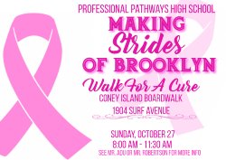 PPHS Making Strides of Brooklyn, Walk for a Cure